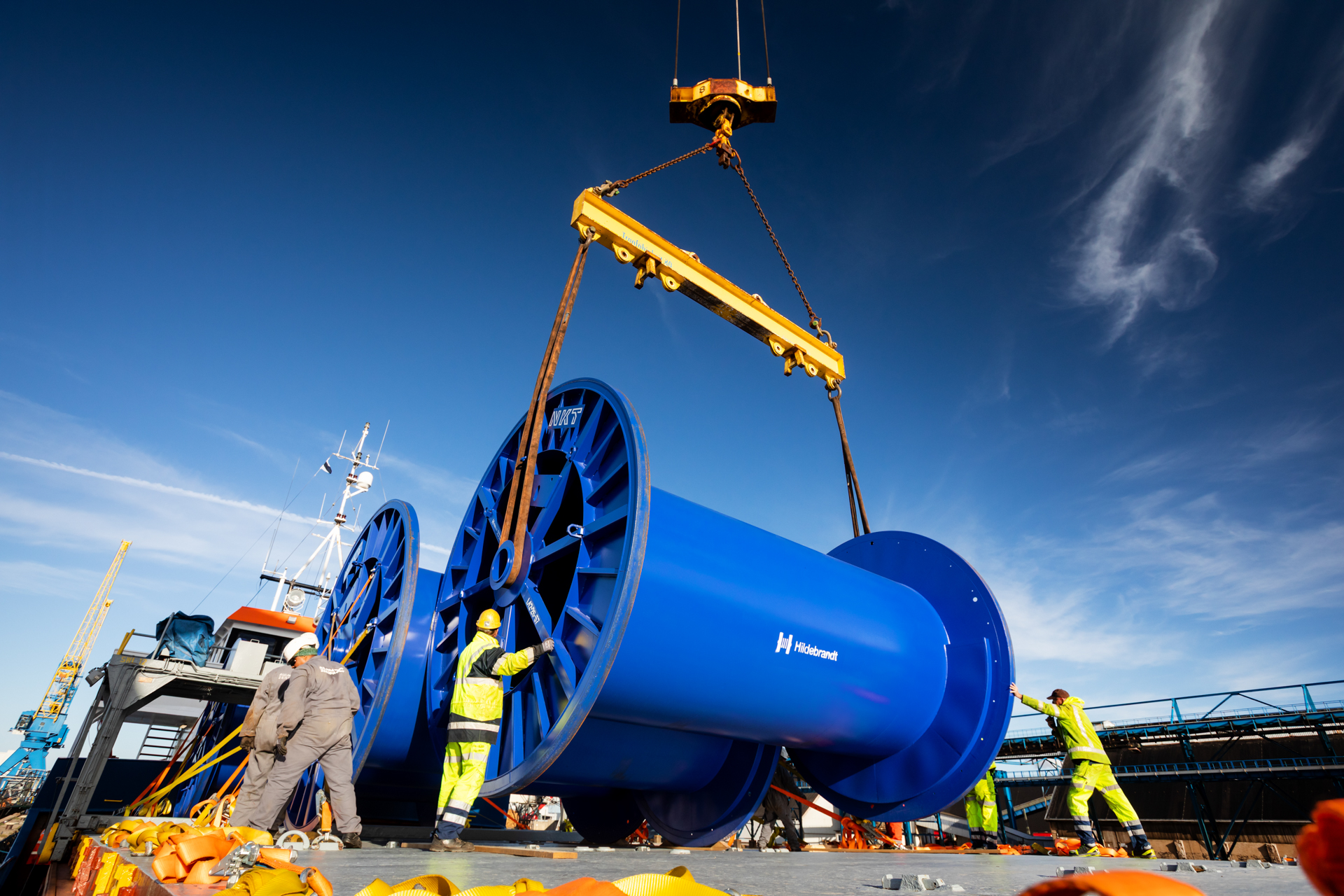 Verladung Kabeltrommeln